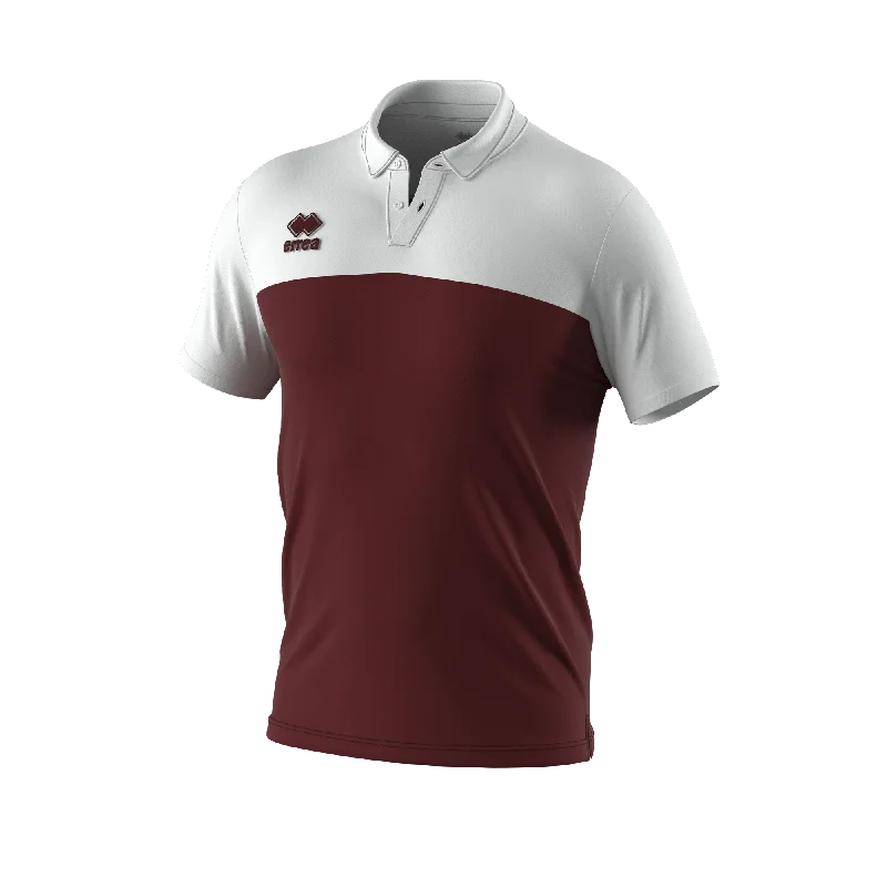 Errea Bob Polo Shirt (Maroon/White)