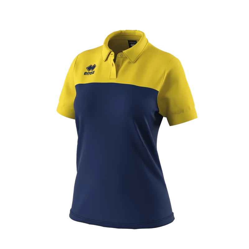 Errea Bonnie Polo Shirt (Navy/Yellow)