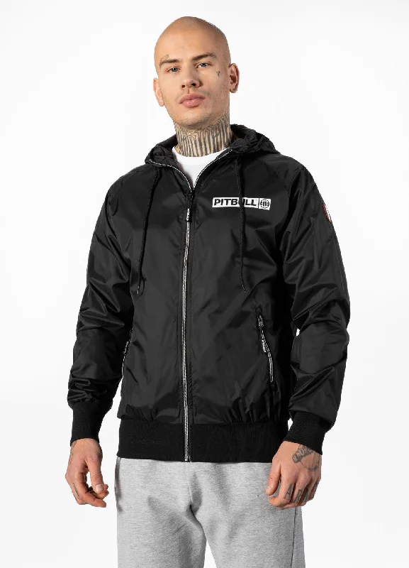 Men's transitional hooded jacket Athletic Logo