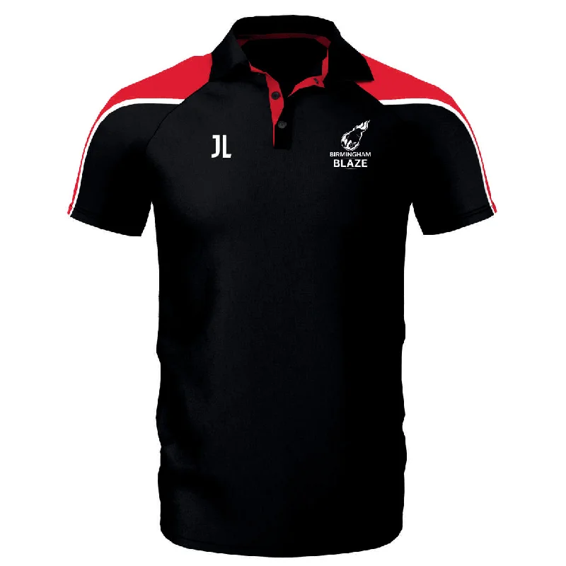 Birmingham Blaze FC iGen Polo Shirt (Black/Red)