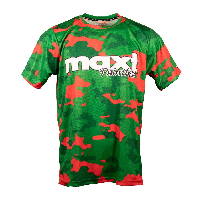 Tech Tee - Maxt Paintball Loko Camo Green