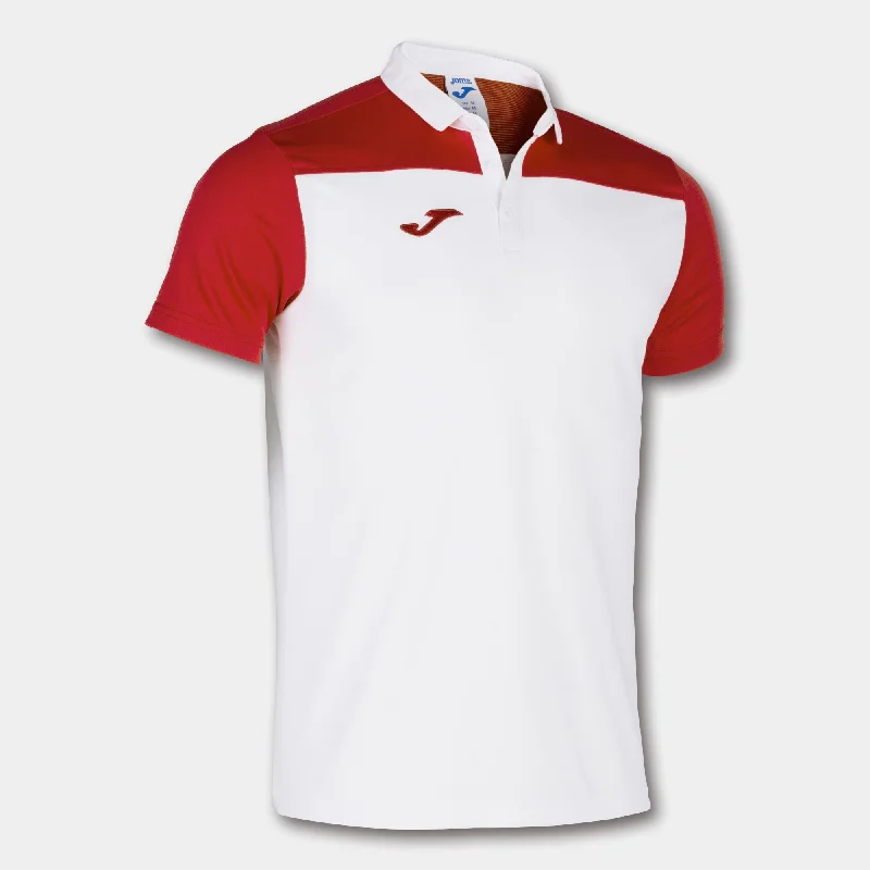 Joma Hobby II Polo (White/Red)