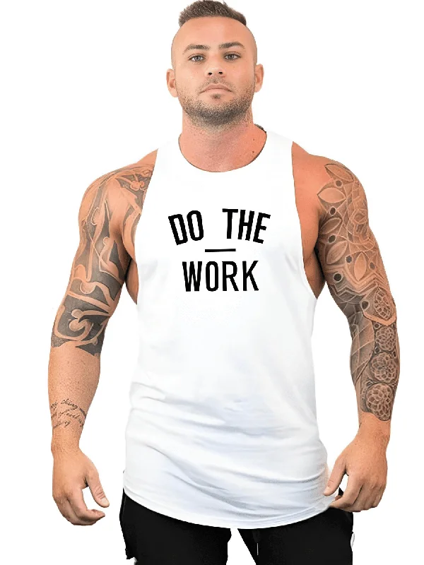 Men's Gym Tank Top - Do The Work!