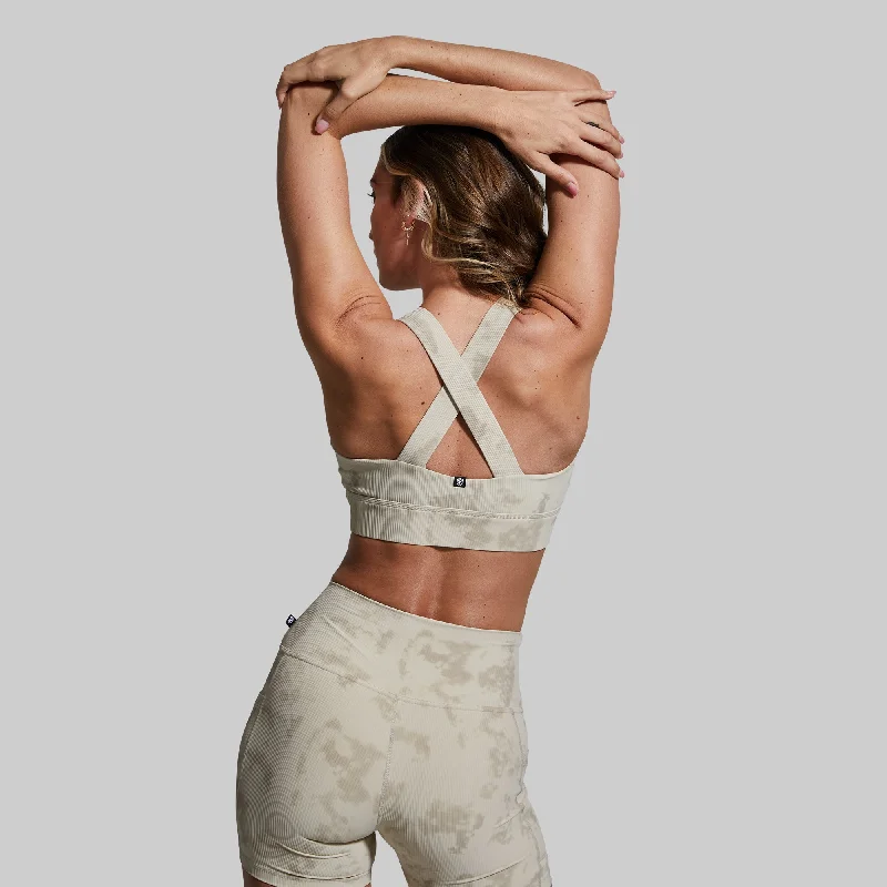 All or Nothing Sports Bra (Oatmeal Dye)