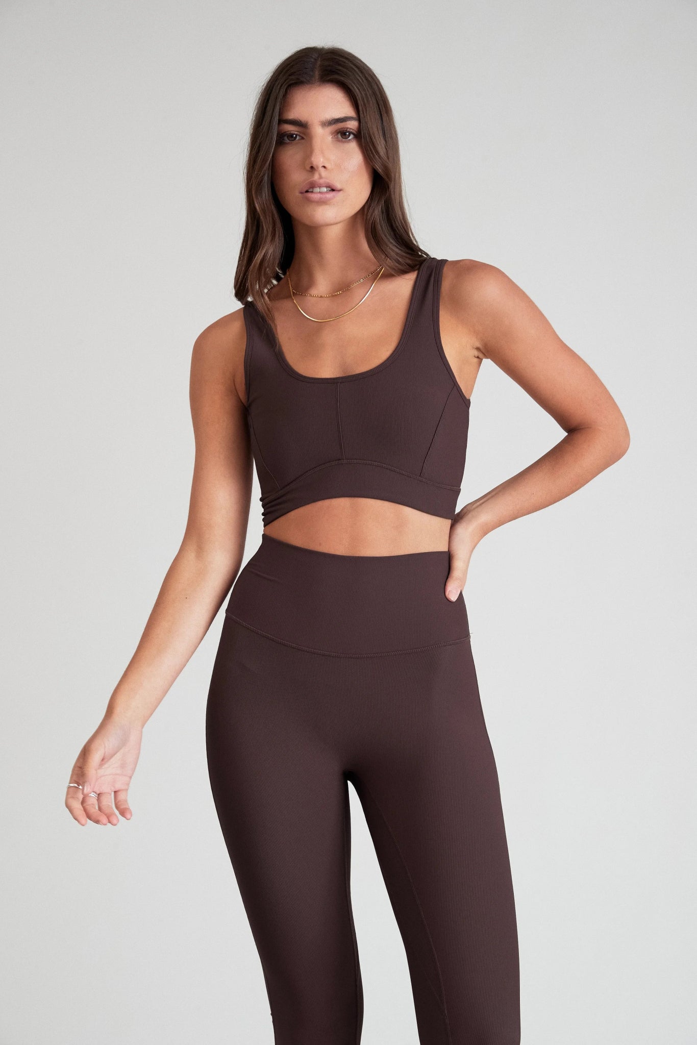 EcoRib Contour Sports Bra