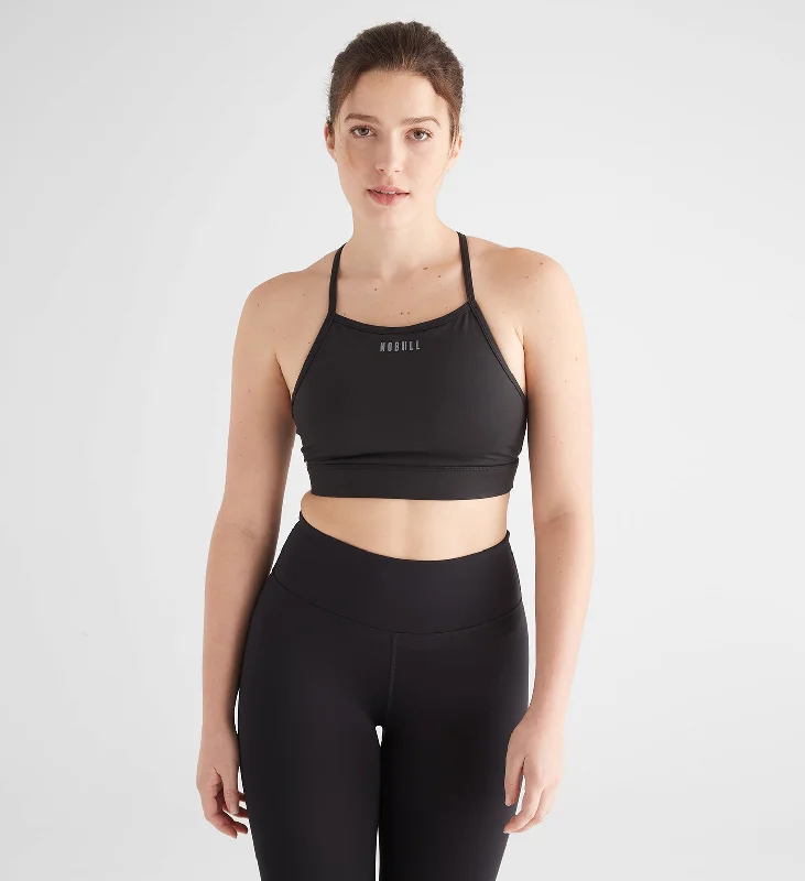 Matte High-Neck Sports Bra