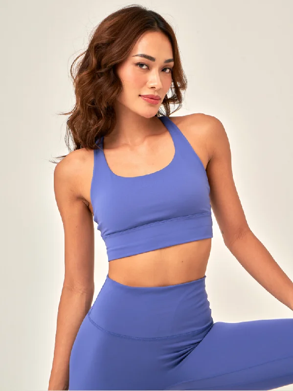 Power Fit Sports Bra in Ocean Blue