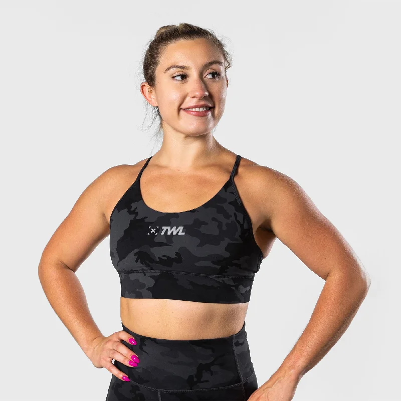 TWL - WOMEN'S PULSE BRA - BLACK CAMO