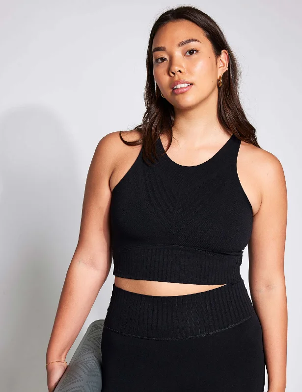 Full Circle Seamless Bra - Black