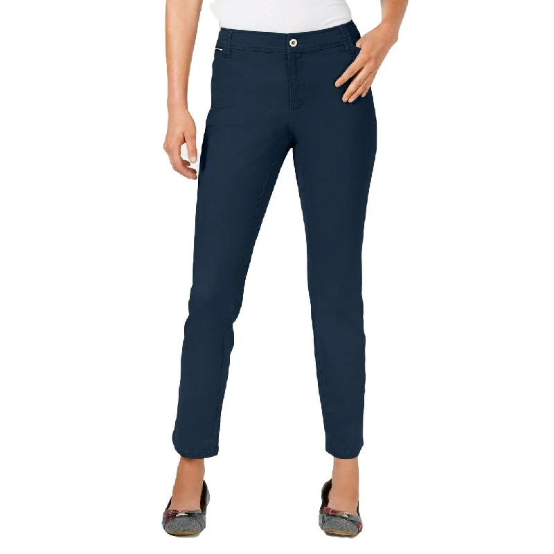 Charter Club Women's Chino Pants Navy Size 12"