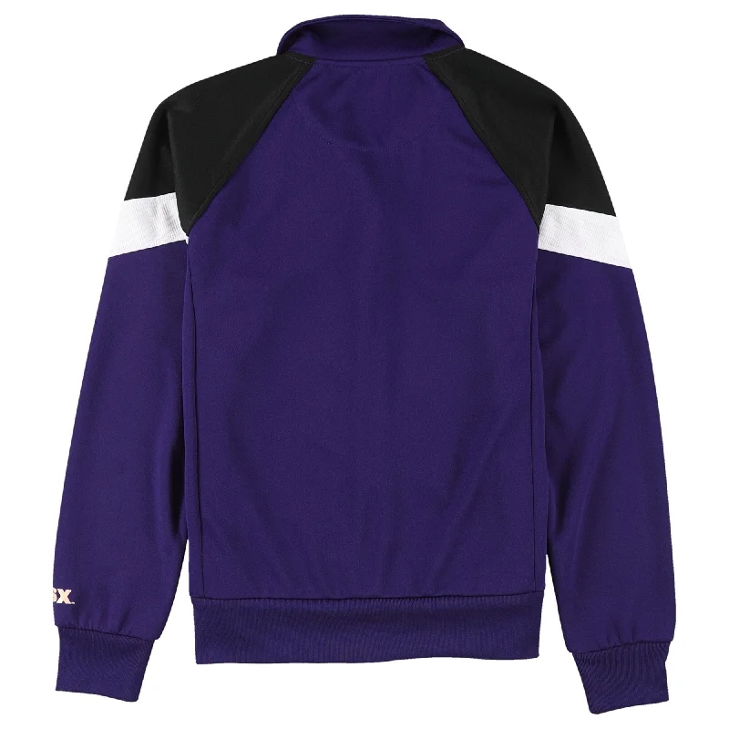 G-III Sports Womens Baltimore Ravens Track Jacket Sweatshirt, Purple, Small