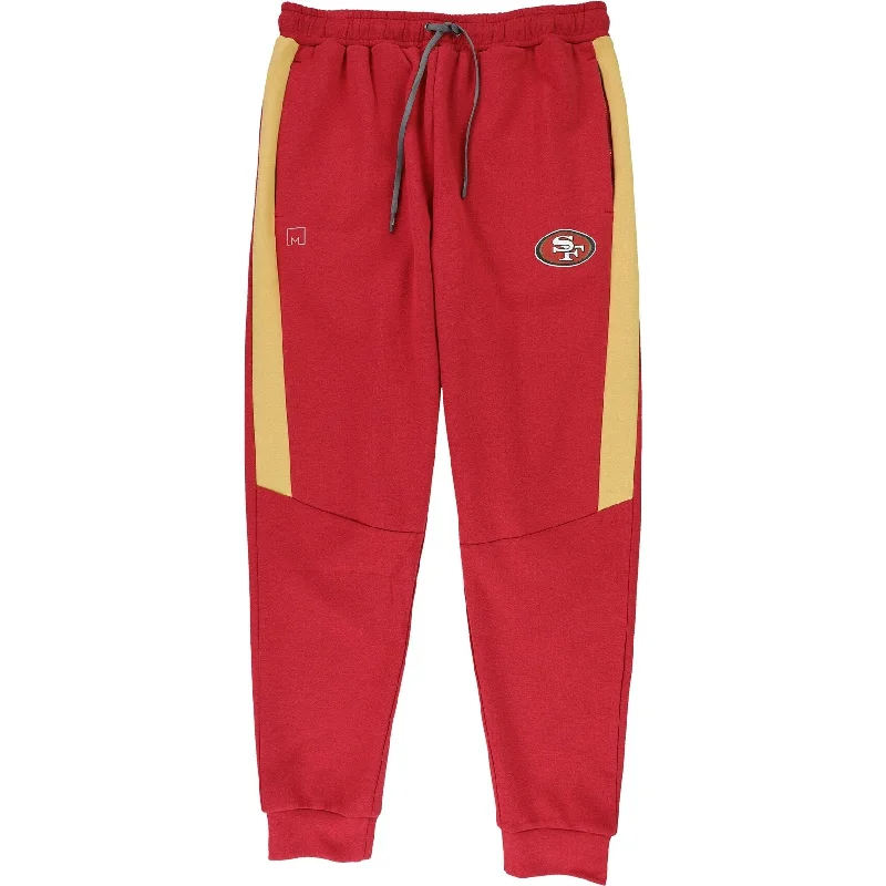 G-III Sports Womens SF 49ers Athletic Sweatpants, Red, Large