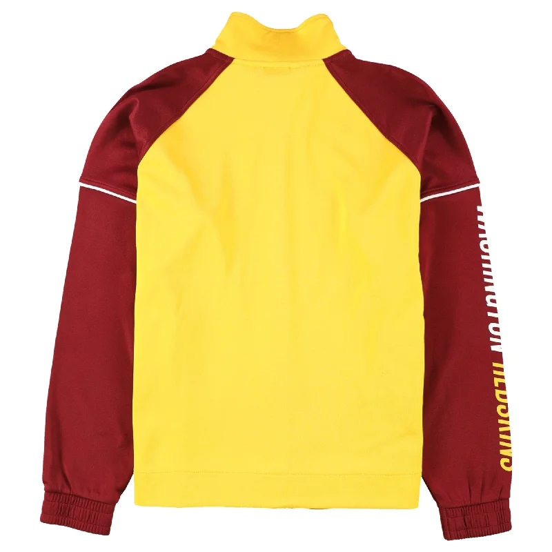 G-III Sports Womens Washington Redskins Track Jacket Sweatshirt, Red, X-Large