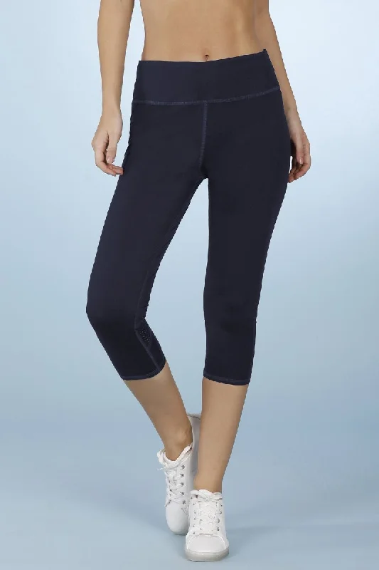 Smooth Fitness Capri Pant - Gibraltar Sea