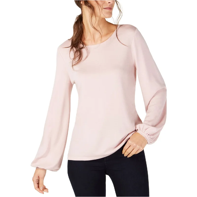 I-N-C Womens Balloon Sleeve Sweatshirt