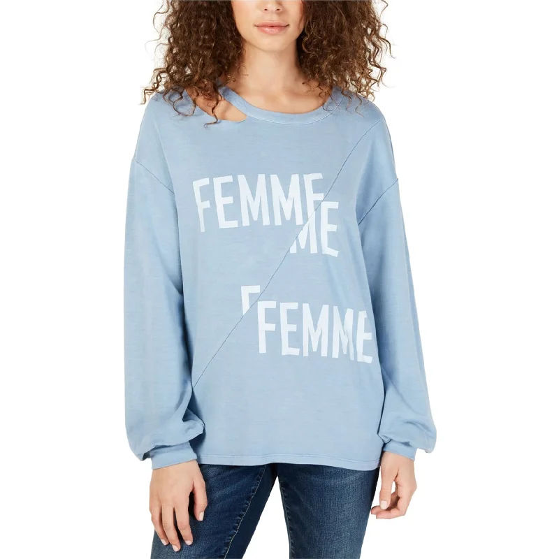 I-N-C Womens Femme Cutout Sweatshirt