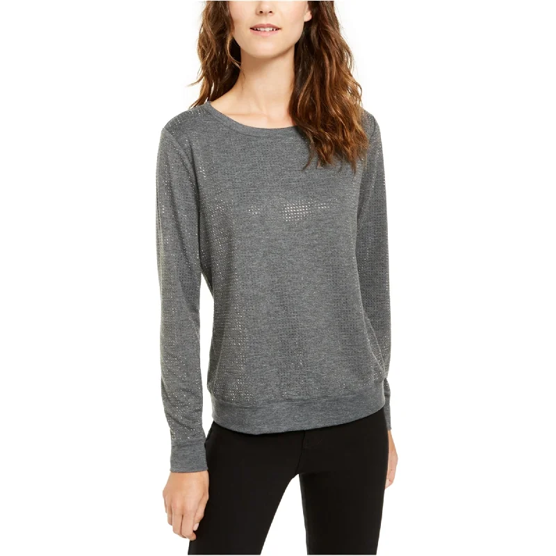 I-N-C Womens Studded Sweatshirt