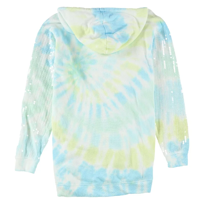 I-N-C Womens Tiedye Hoodie Sweatshirt