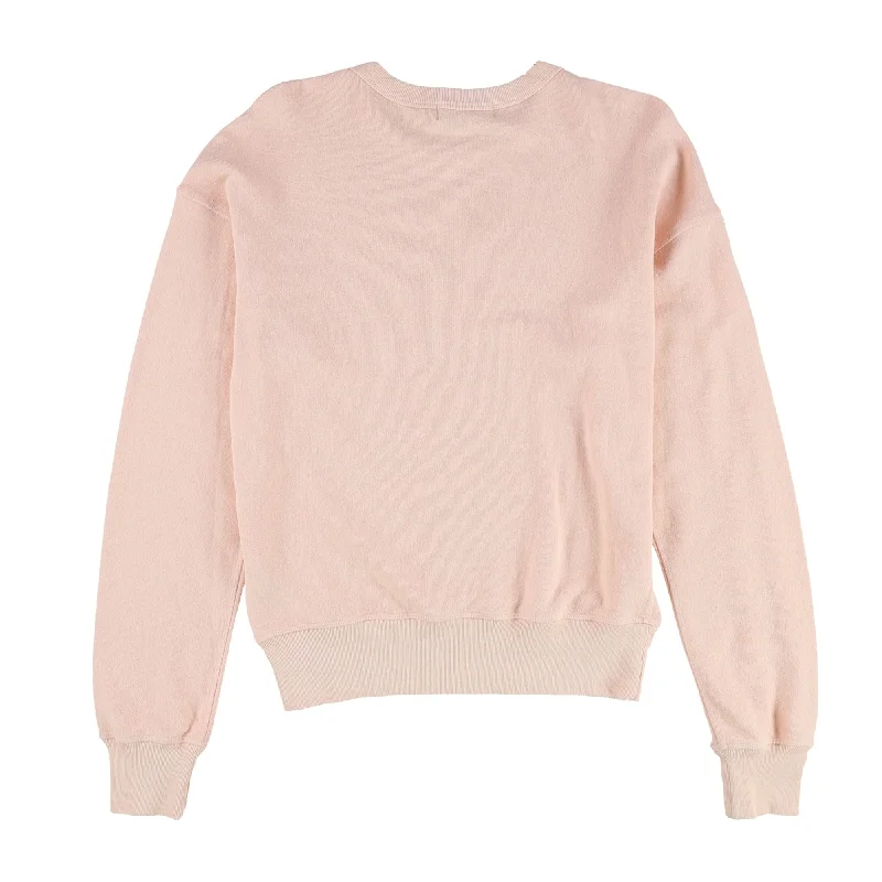 n:philanthropy Womens Ruffled Sweatshirt, Pink, Small