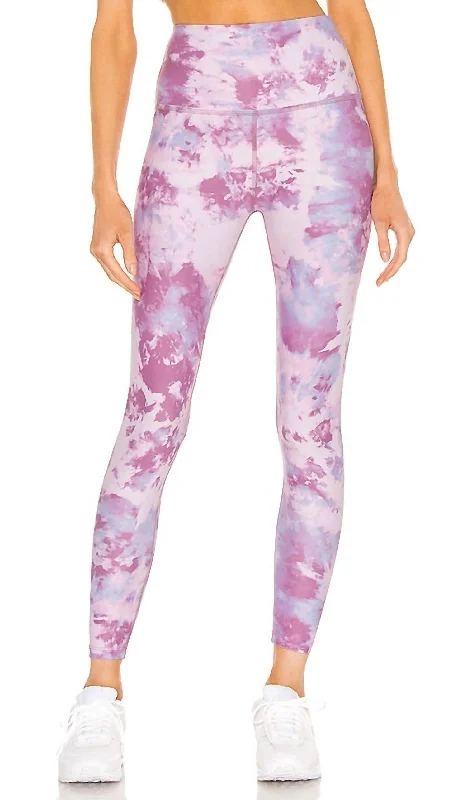 Olympus High Waisted Midi Leggings In Orchid Haze