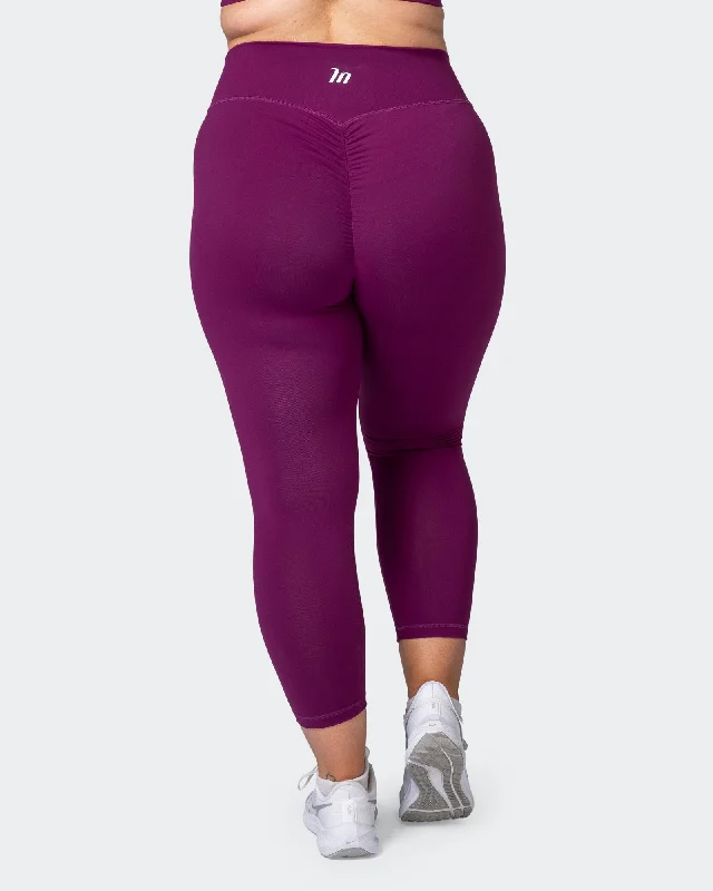 Signature Scrunch 7/8 Leggings - Huckleberry