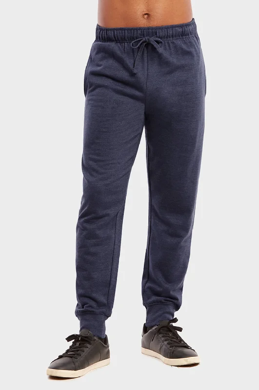 ET TU MEN'S LIGHTWEIGHT FLEECE JOGGER PANTS (SP1120E_DENIM)