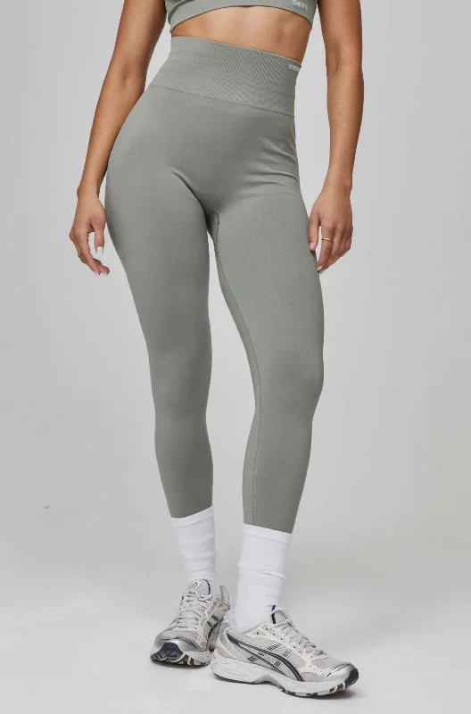 Timeless Leggings Full length - Smoked Olive