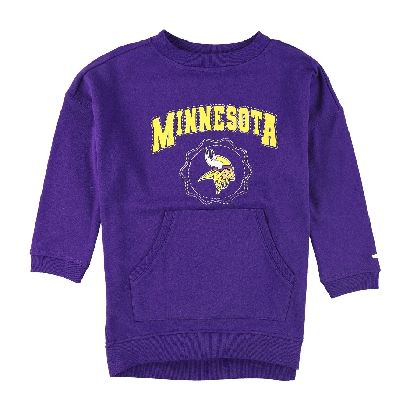 Tommy Hilfiger Womens Minnesota Vikings Sweatshirt, Purple, Small