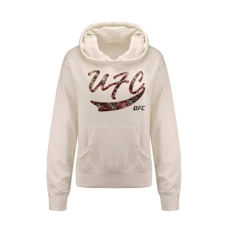 Ufc Womens Script Pullover Hoodie Sweatshirt