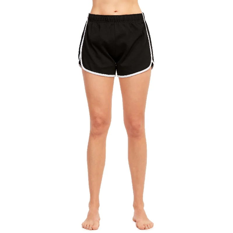 SOFRA LADIES DOLPHIN SHORTS (YP2000_BLACK)